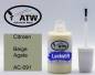 Preview: Citroen, Beige Agate, AC-091: 20ml Lackstift, von ATW Autoteile West.